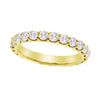 Shared Prong Round Diamond Eternity Wedding Band 2.5mm-Wedding Band-Ashley Schenkein Jewelry Design