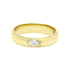 Bezel Set Marquise Diamond Cigar Band Ring-Wedding Band-Ashley Schenkein Jewelry Design