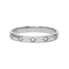 Starburst Etched Flush Diamond Band-Wedding Band-Ashley Schenkein Jewelry Design