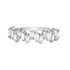 Alternating Heights Diamond Baguette Ring-Wedding Band-Ashley Schenkein Jewelry Design