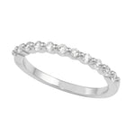 Shared Prong Diamond Half Eternity Wedding Band (.33)-Wedding Band-Ashley Schenkein Jewelry Design