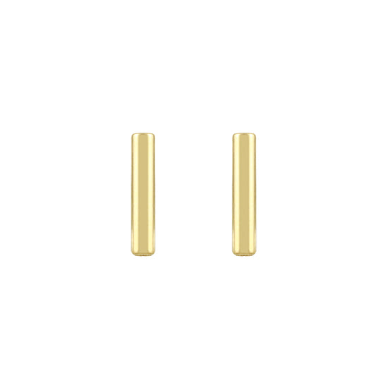 Medium Gold-Filled Bar Earrings-Earrings-Ashley Schenkein Jewelry Design