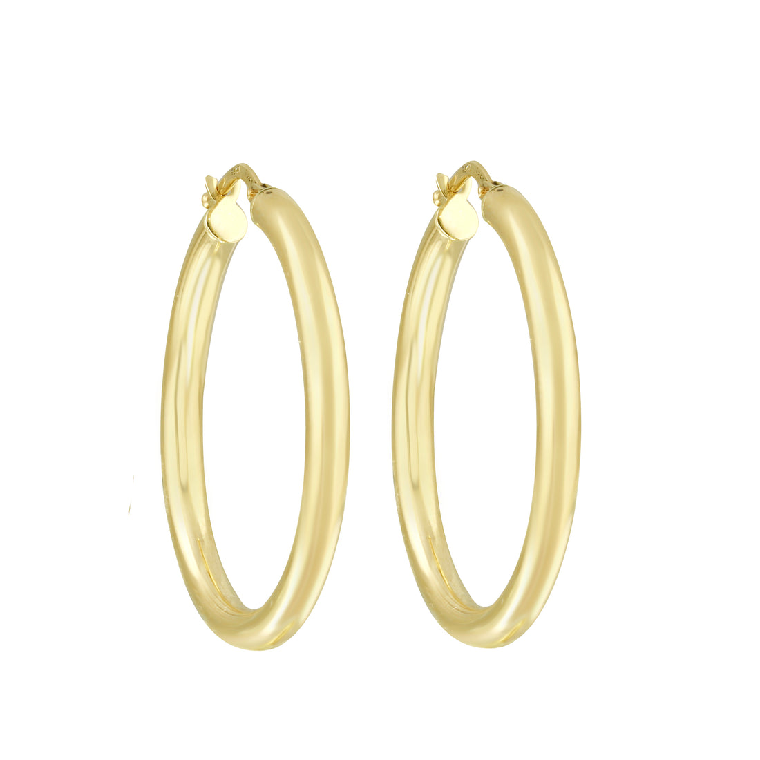 14k Gold Hoop Earrings-Earrings-Ashley Schenkein Jewelry Design