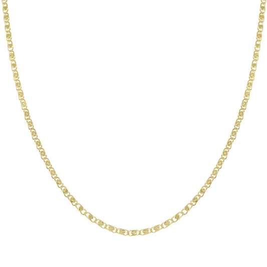 Dainty Flat Link Chain Layering Necklace-Necklaces-Ashley Schenkein Jewelry Design