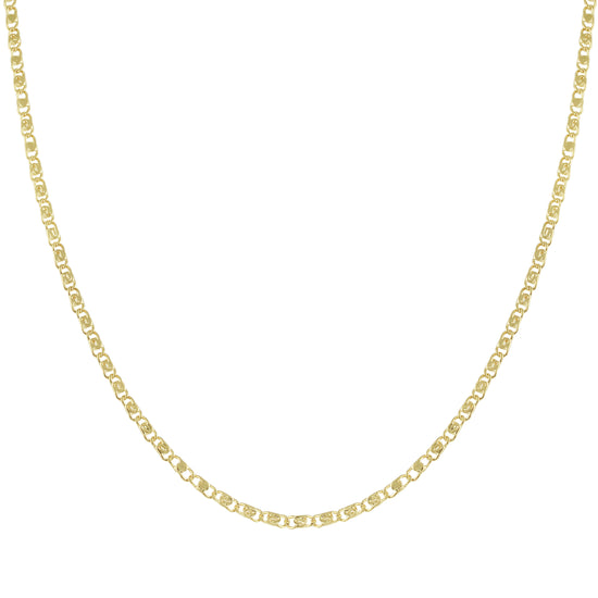 Dainty Flat Link Chain Layering Necklace-Necklaces-Ashley Schenkein Jewelry Design