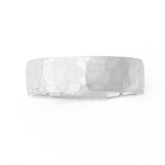 Hammered Ultra-Light Wedding Band-Wedding Band-Ashley Schenkein Jewelry Design