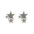 Diamond Pavé Triple Star Studs-Earrings-Ashley Schenkein Jewelry Design