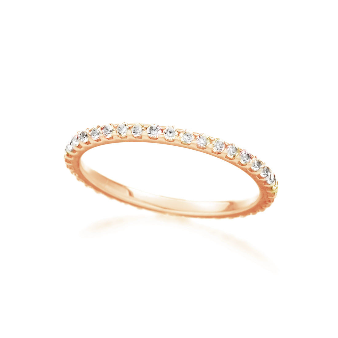 Fishtail Diamond Eternity Wedding Band-Wedding Band-Ashley Schenkein Jewelry Design