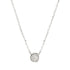 Single Bezel CZ Necklace-Necklace-Ashley Schenkein Jewelry Design