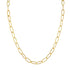 Elongated Oval Chain Necklace-Necklace-Ashley Schenkein Jewelry Design