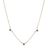 Tokyo Triple Triangle Drop Necklace-Necklace-Ashley Schenkein Jewelry Design