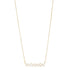 CZ Baguette Bar Necklace-Necklace-Ashley Schenkein Jewelry Design