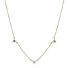 Tokyo Triple Triangle Drop Necklace-Necklace-Ashley Schenkein Jewelry Design