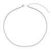 White CZ Tennis Necklace-Necklace-Ashley Schenkein Jewelry Design