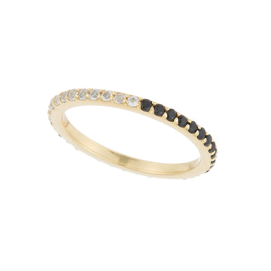 Pavé Gemstone Eternity Ring-Rings-Ashley Schenkein Jewelry Design